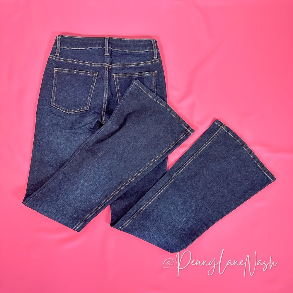 Harper Heritage Mid Rise Flare Patch Pockets Jeans - Picture 8 of 9